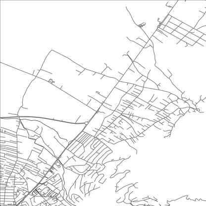 ROAD MAP OF LUBIZHDË, KOSOVO BY MAPBAKES