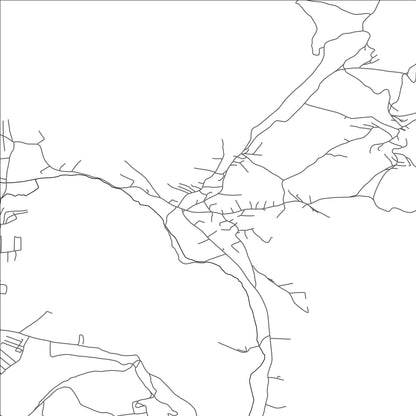 ROAD MAP OF MALISHEVË, KOSOVO BY MAPBAKES