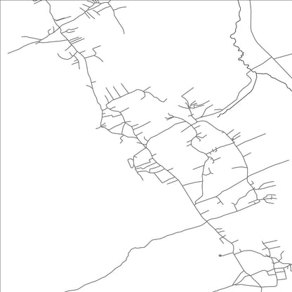 ROAD MAP OF NEKOC, KOSOVO BY MAPBAKES