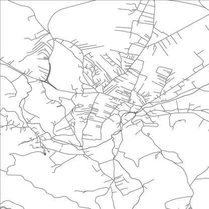 ROAD MAP OF SHTIME, KOSOVO BY MAPBAKES