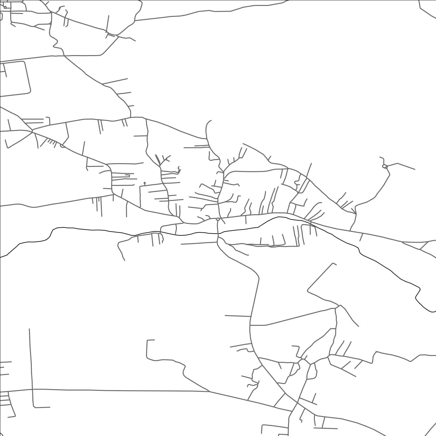 ROAD MAP OF SOPIJË, KOSOVO BY MAPBAKES