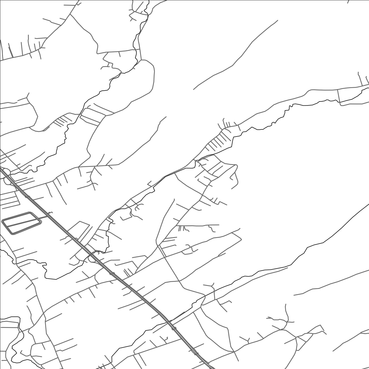 ROAD MAP OF STANOC I POSHTËM, KOSOVO BY MAPBAKES