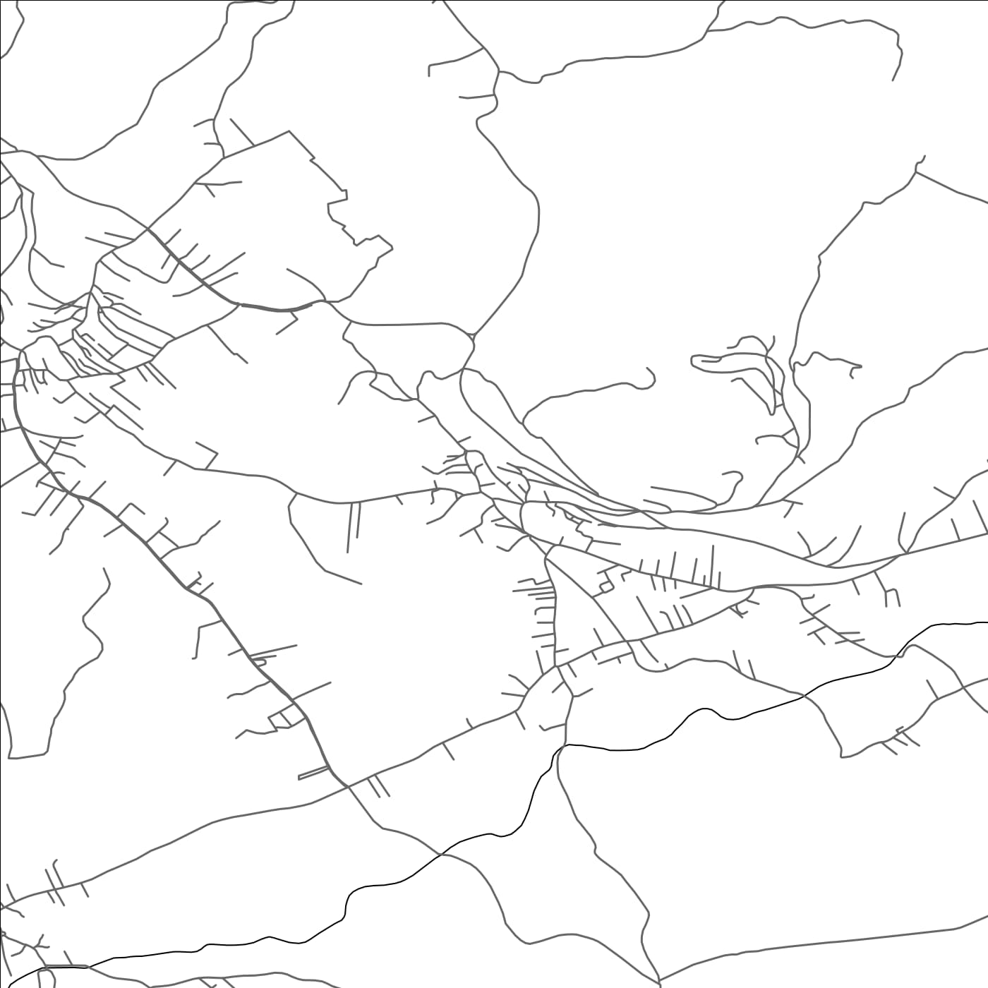 ROAD MAP OF STUDENÇAN, KOSOVO BY MAPBAKES