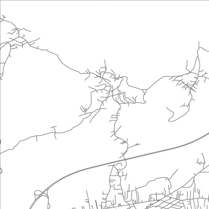 ROAD MAP OF SUHAREKË, KOSOVO BY MAPBAKES