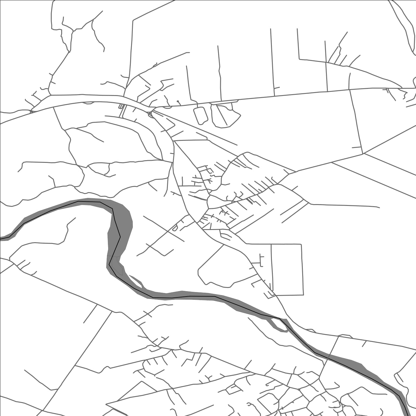 ROAD MAP OF XËRXË, KOSOVO BY MAPBAKES