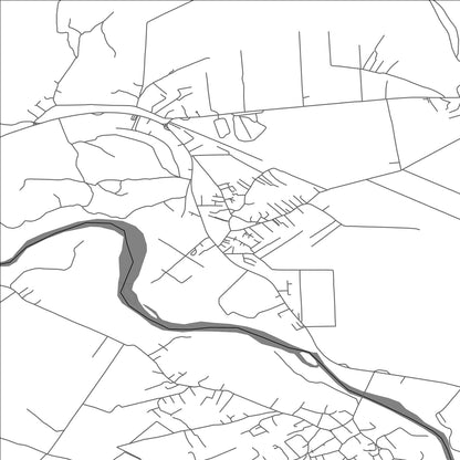 ROAD MAP OF XËRXË, KOSOVO BY MAPBAKES