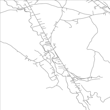 ROAD MAP OF ZHEGËR, KOSOVO BY MAPBAKES