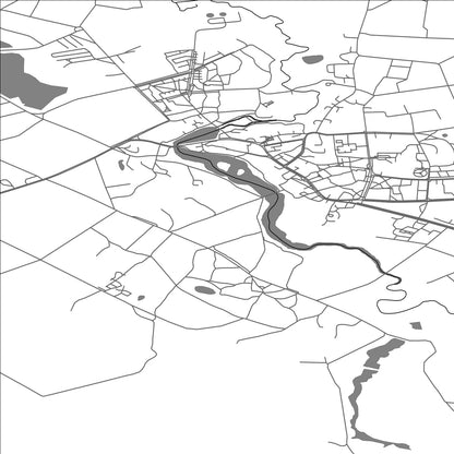 ROAD MAP OF AIZPUTE, LATVIA BY MAPBAKES