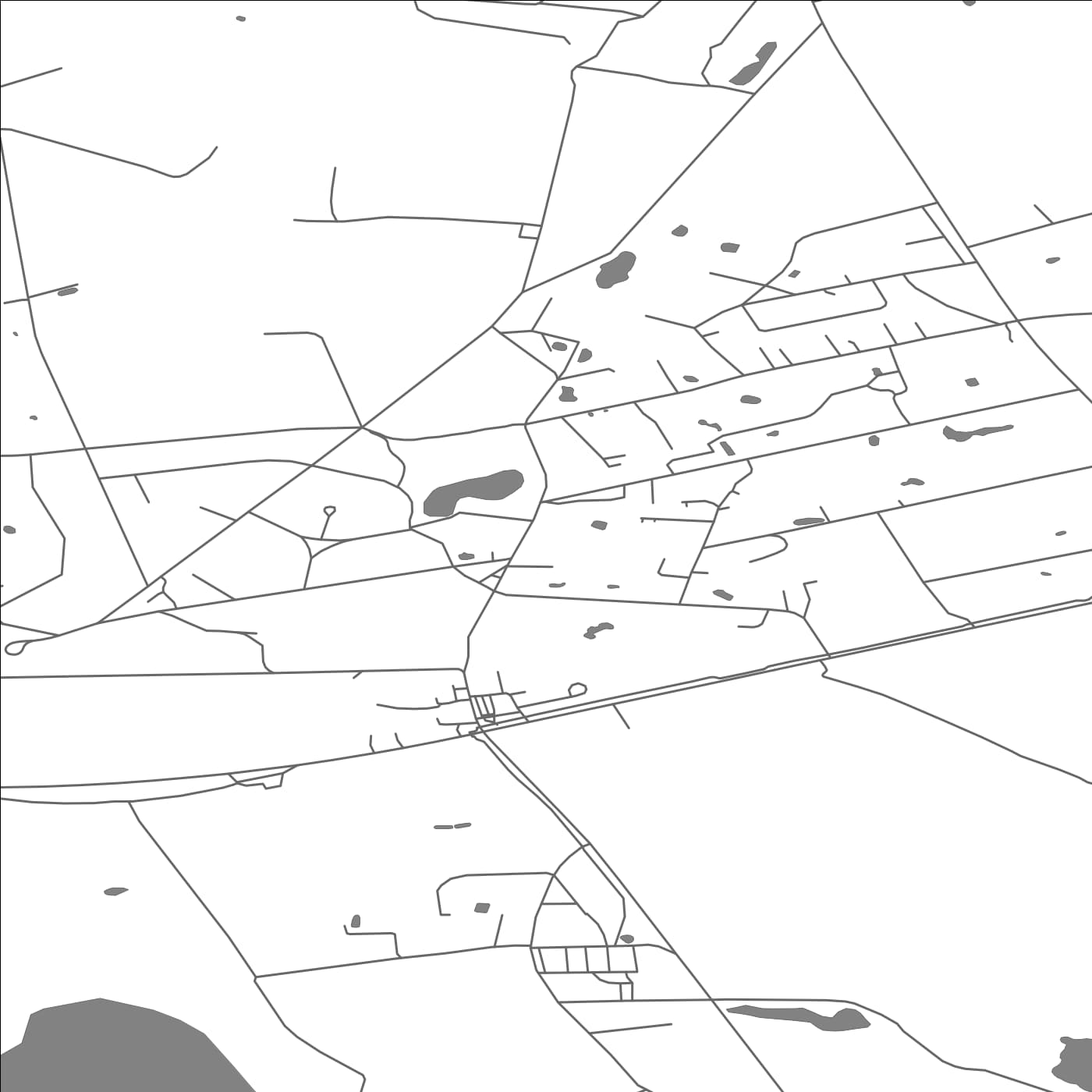 ROAD MAP OF AUGŠLĪGATNE, LATVIA BY MAPBAKES