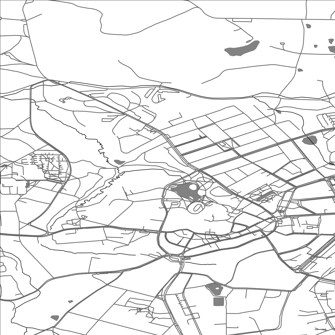 ROAD MAP OF CĒSIS, LATVIA BY MAPBAKES