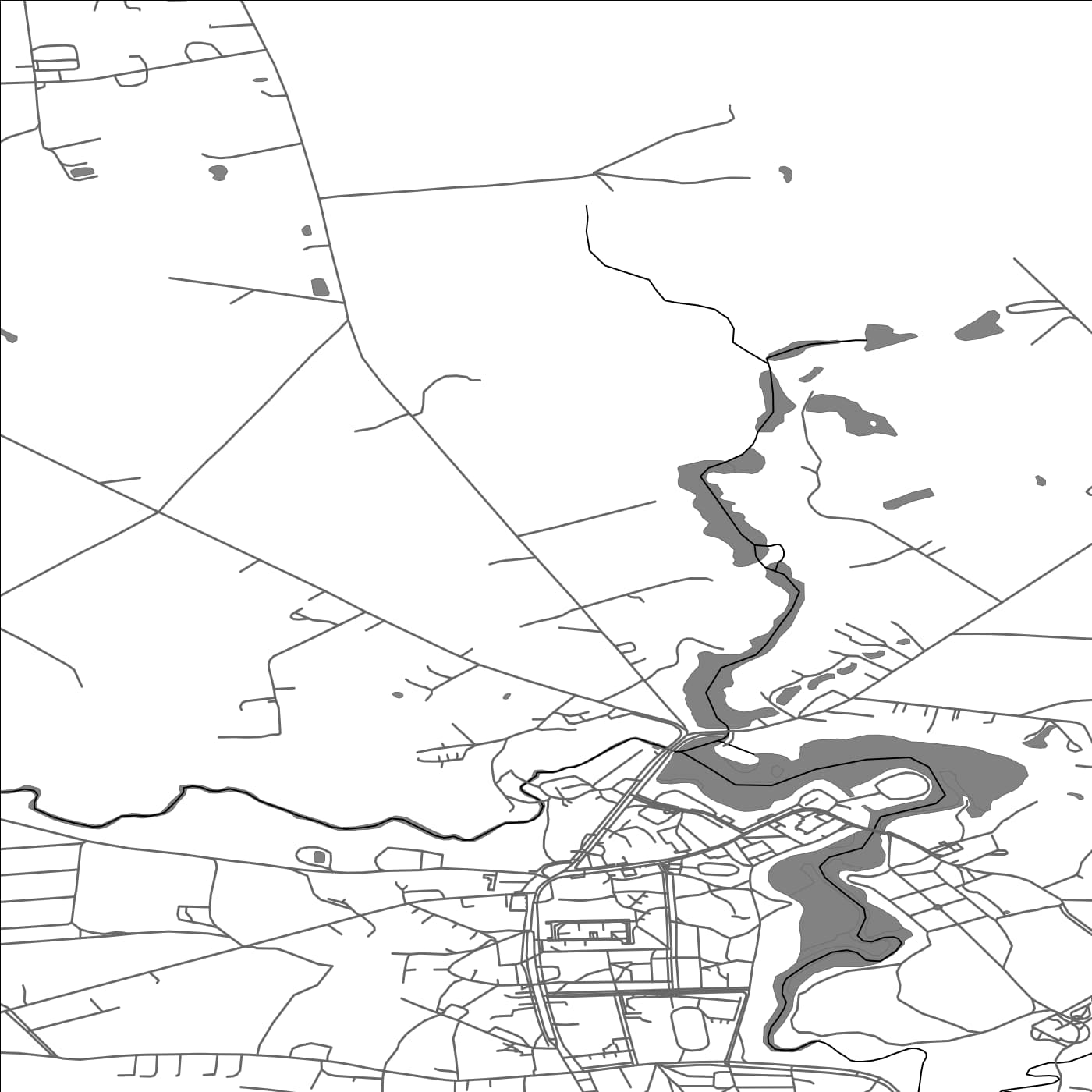 ROAD MAP OF DUNDAGA, LATVIA BY MAPBAKES