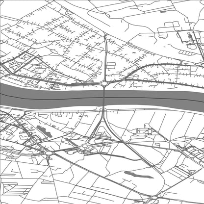 ROAD MAP OF JĒKABPILS, LATVIA BY MAPBAKES