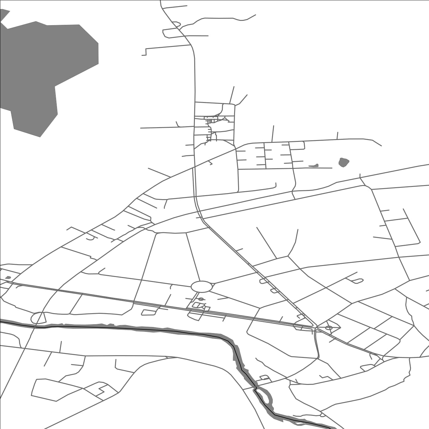 ROAD MAP OF MAZSALACA, LATVIA BY MAPBAKES