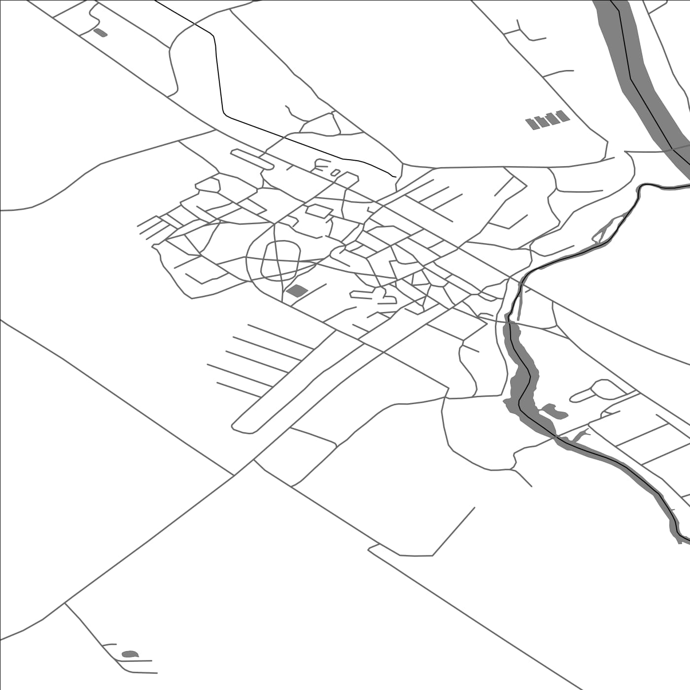 ROAD MAP OF SALA, LATVIA BY MAPBAKES