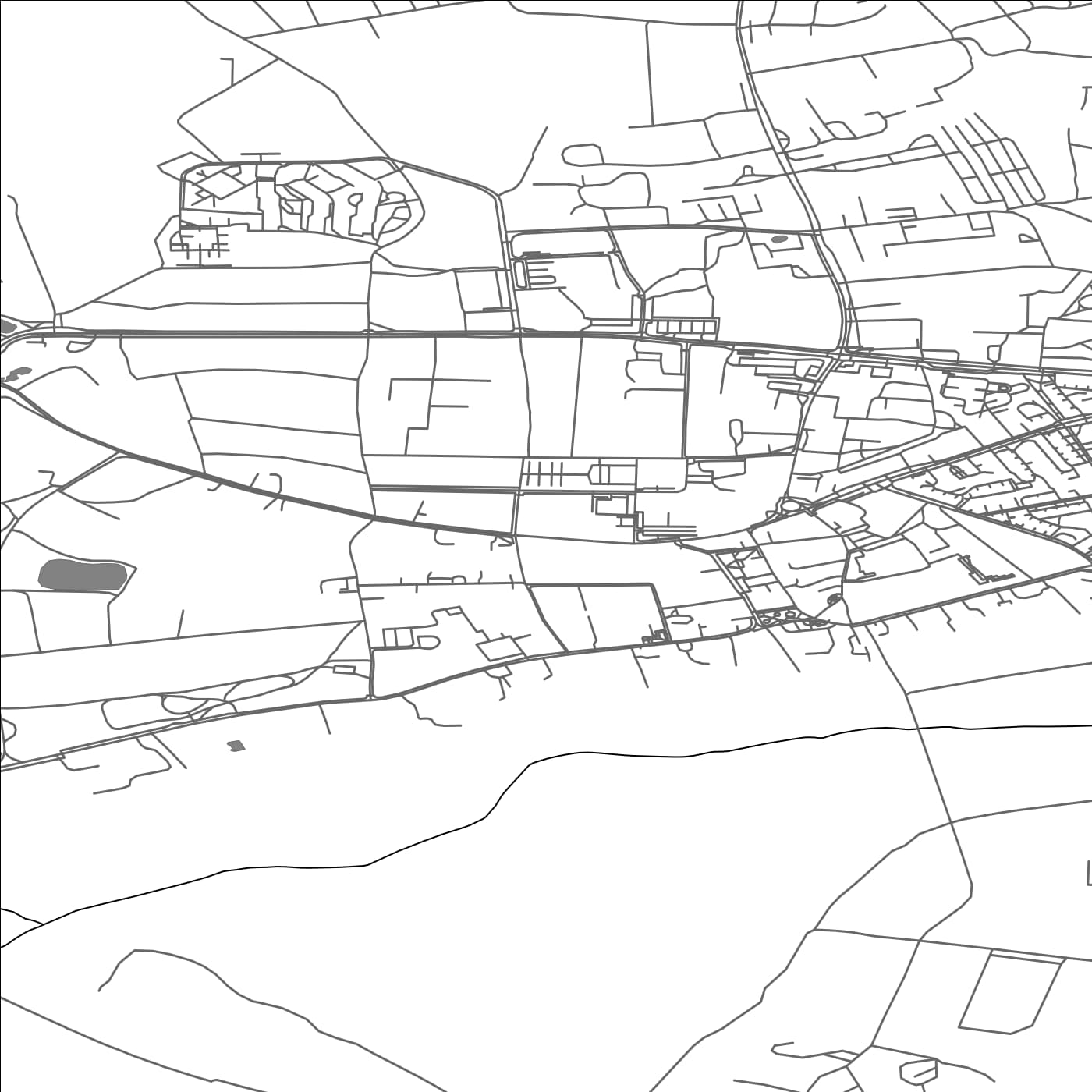 ROAD MAP OF TUKUMS, LATVIA BY MAPBAKES