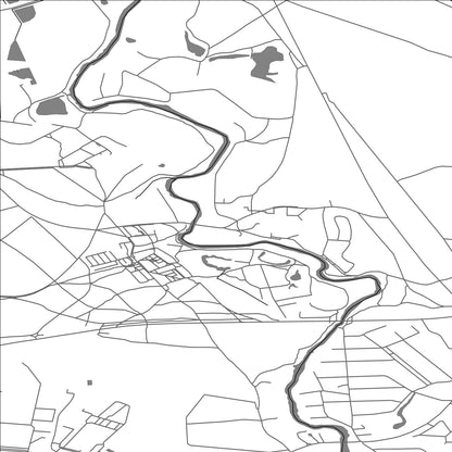 ROAD MAP OF UPESLEJAS, LATVIA BY MAPBAKES