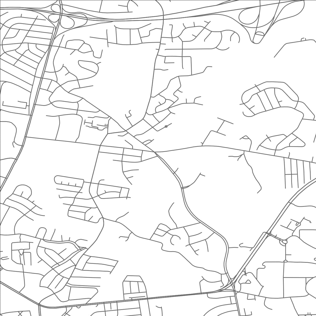 ROAD MAP OF ADELPHI, MARYLAND BY MAPBAKES