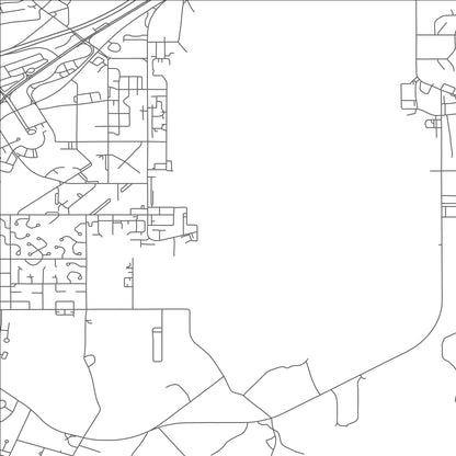ROAD MAP OF ANDREWS AFB, MARYLAND BY MAPBAKES