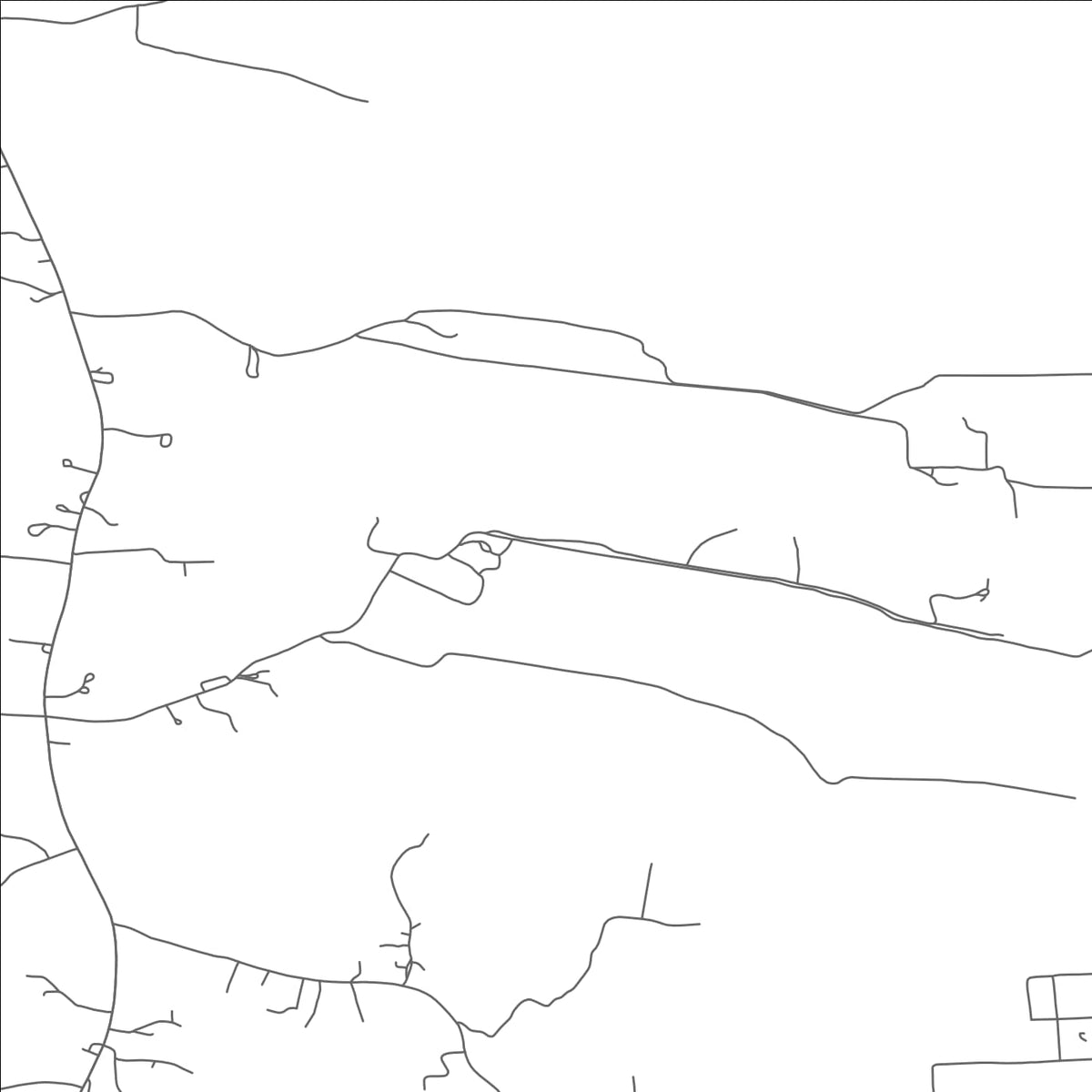 ROAD MAP OF AQUASCO, MARYLAND BY MAPBAKES