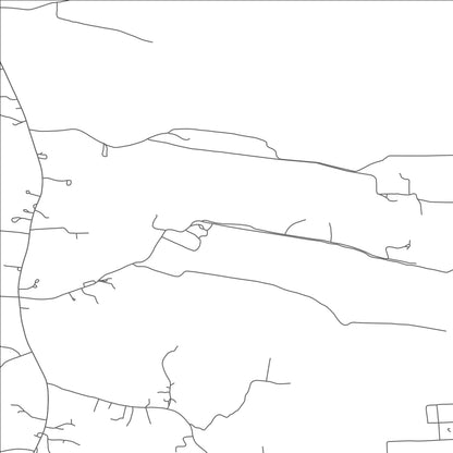 ROAD MAP OF AQUASCO, MARYLAND BY MAPBAKES