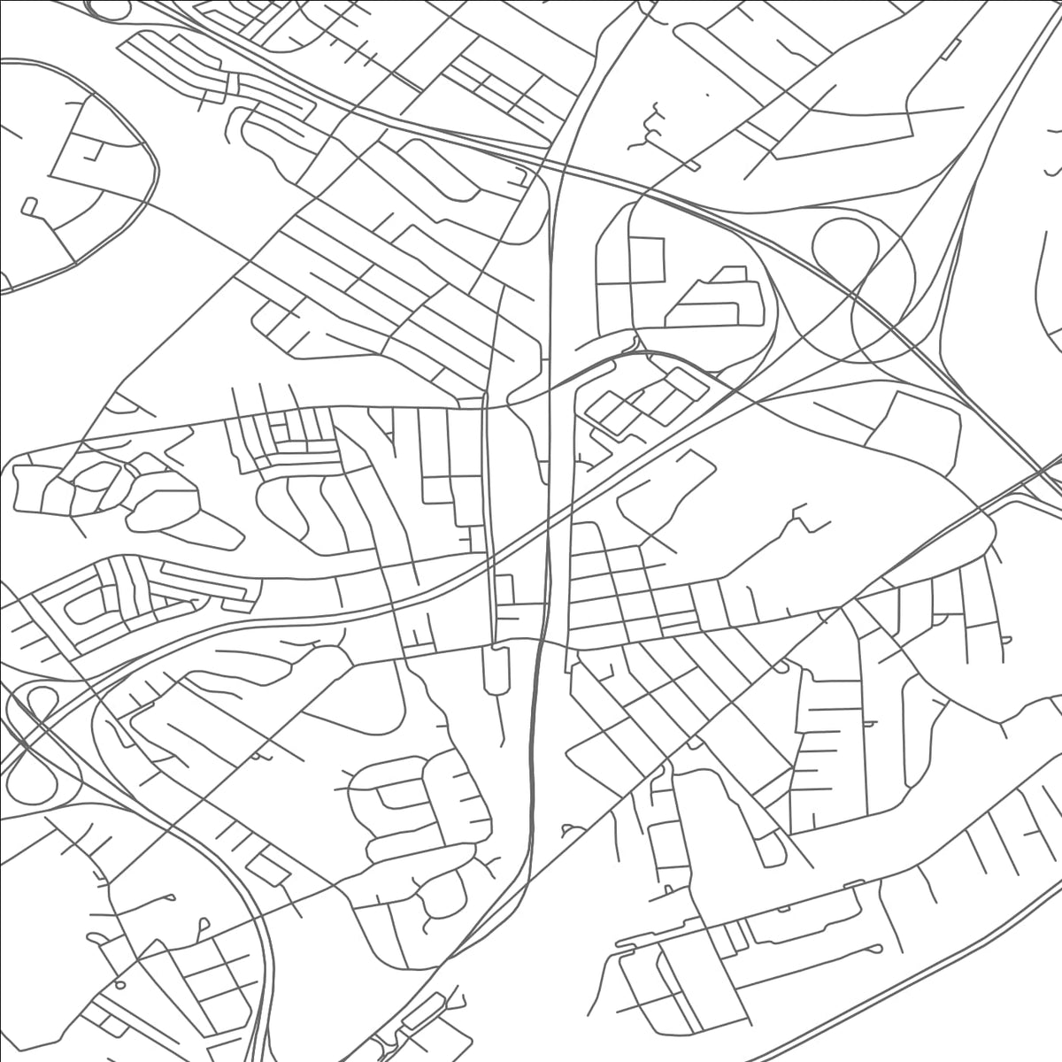 ROAD MAP OF ARBUTUS, MARYLAND BY MAPBAKES