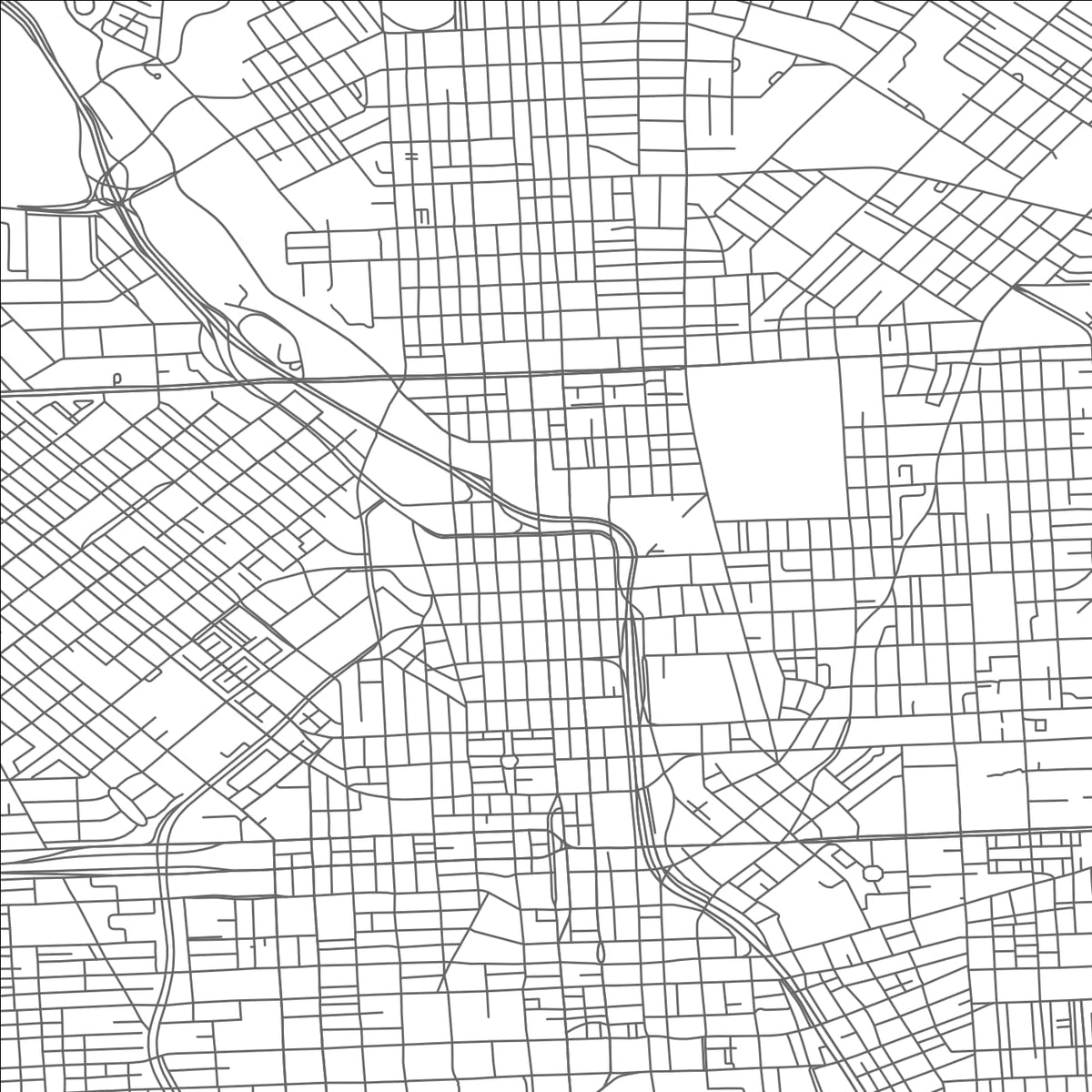 ROAD MAP OF BALTIMORE, MARYLAND BY MAPBAKES