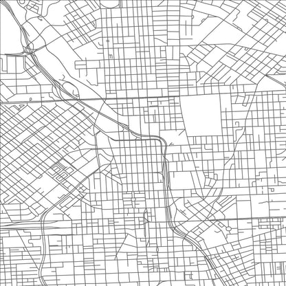 ROAD MAP OF BALTIMORE, MARYLAND BY MAPBAKES