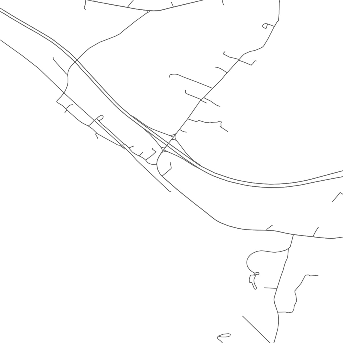 ROAD MAP OF BIG POOL, MARYLAND BY MAPBAKES