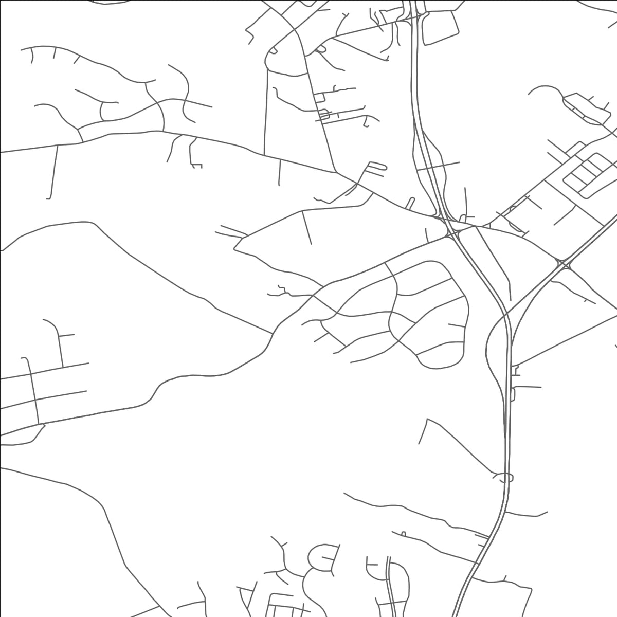 ROAD MAP OF BRANDYWINE, MARYLAND BY MAPBAKES