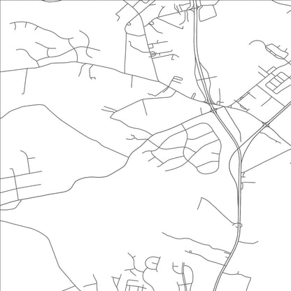 ROAD MAP OF BRANDYWINE, MARYLAND BY MAPBAKES