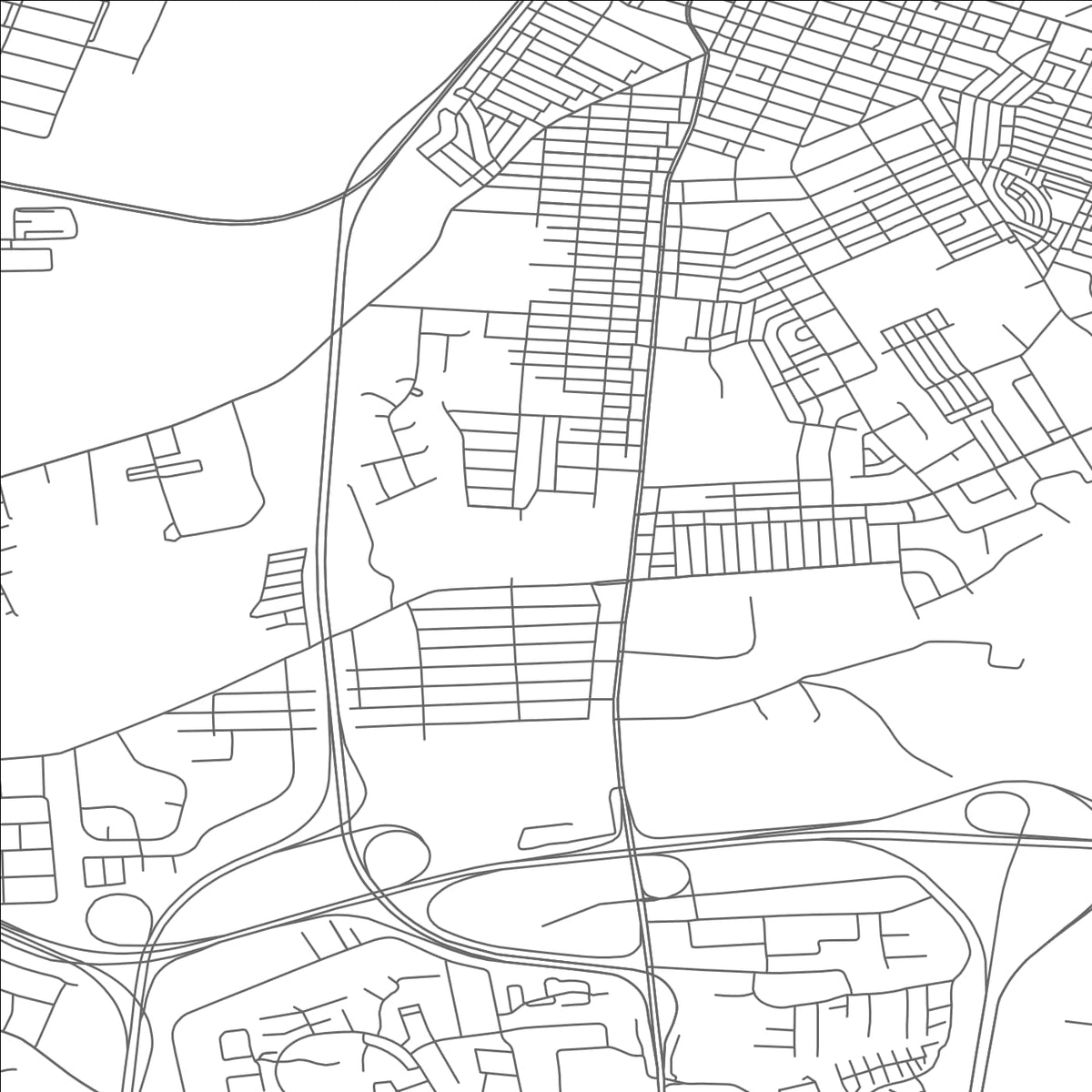 ROAD MAP OF BROOKLYN PARK, MARYLAND BY MAPBAKES