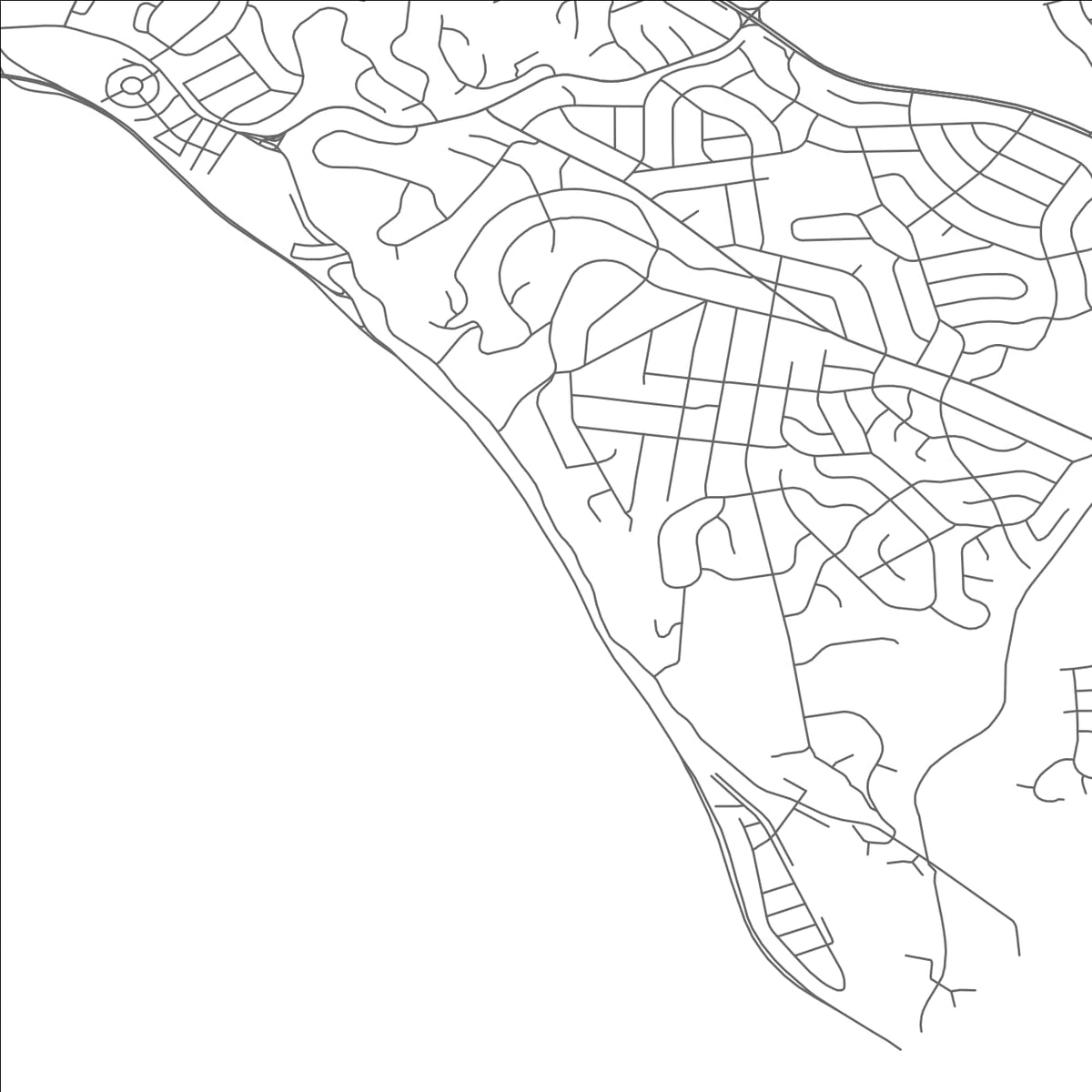ROAD MAP OF BROOKMONT, MARYLAND BY MAPBAKES