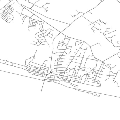 ROAD MAP OF BRUNSWICK, MARYLAND BY MAPBAKES