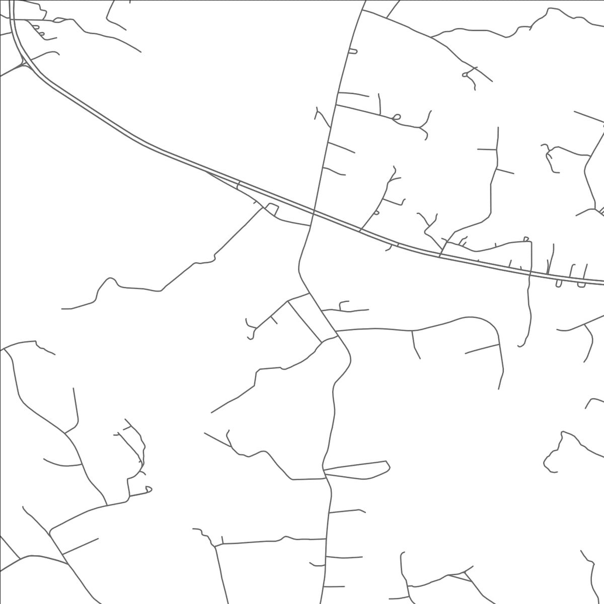 ROAD MAP OF BRYANTOWN, MARYLAND BY MAPBAKES
