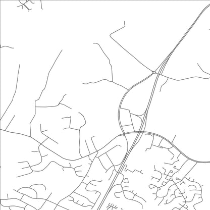 ROAD MAP OF BURTONSVILLE, MARYLAND BY MAPBAKES