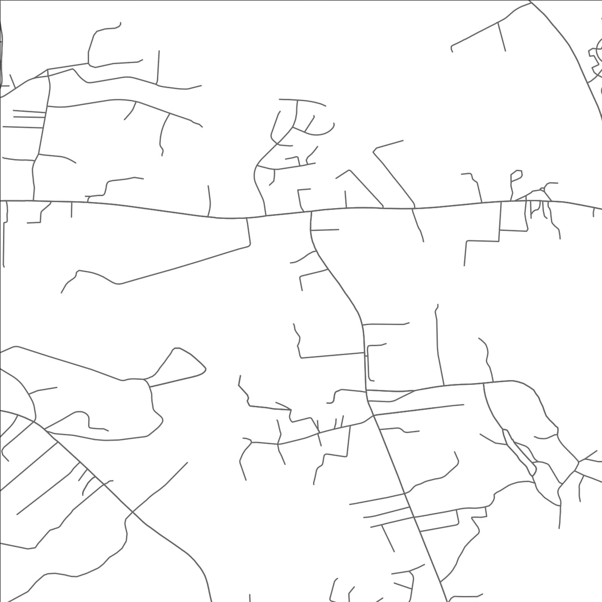 ROAD MAP OF CALLAWAY, MARYLAND BY MAPBAKES