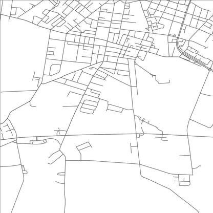 ROAD MAP OF CAMBRIDGE, MARYLAND BY MAPBAKES