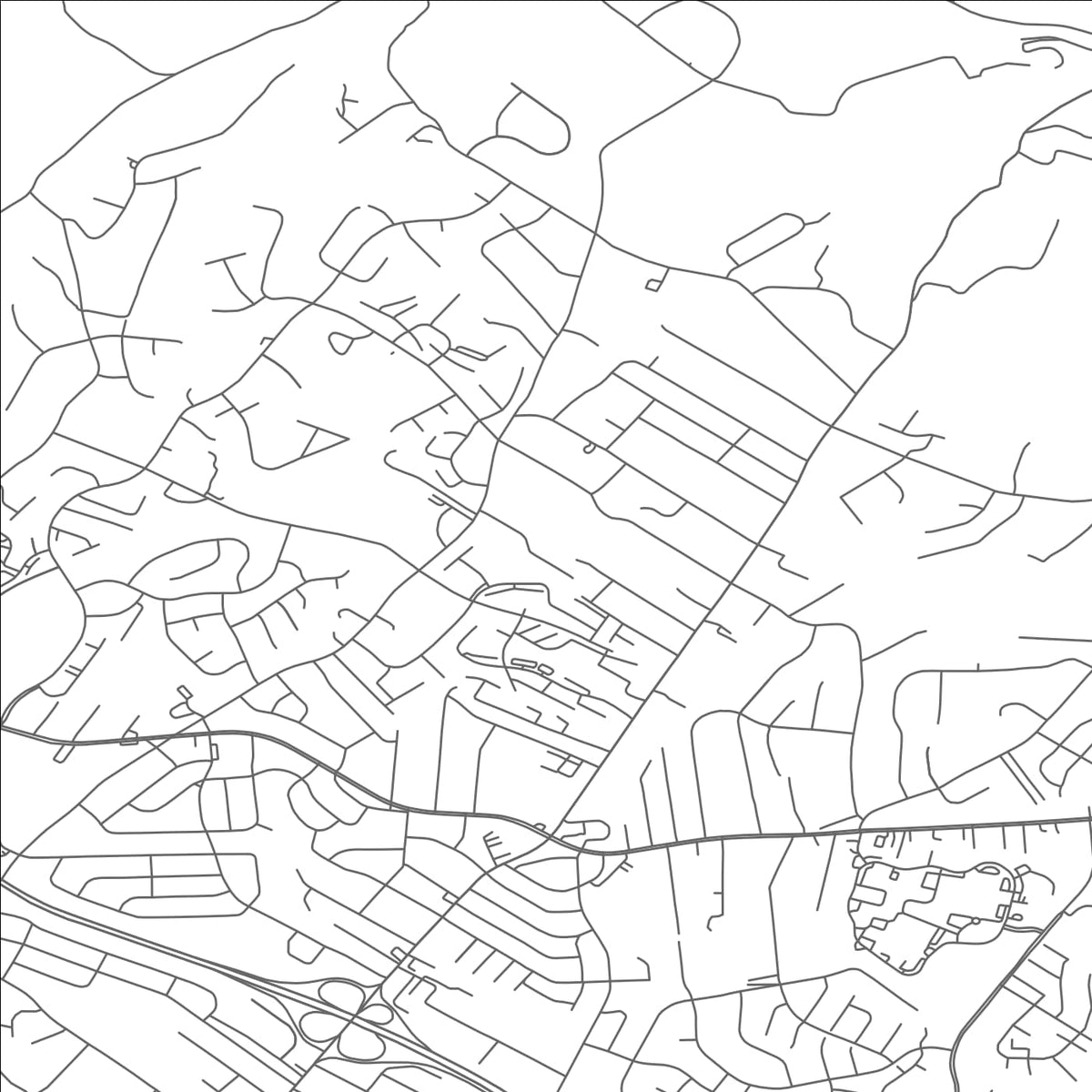 ROAD MAP OF CARNEY, MARYLAND BY MAPBAKES