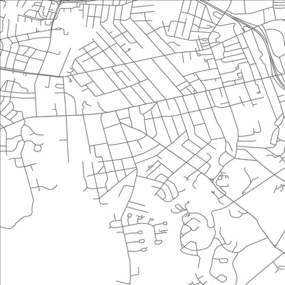 ROAD MAP OF CATONSVILLE, MARYLAND BY MAPBAKES