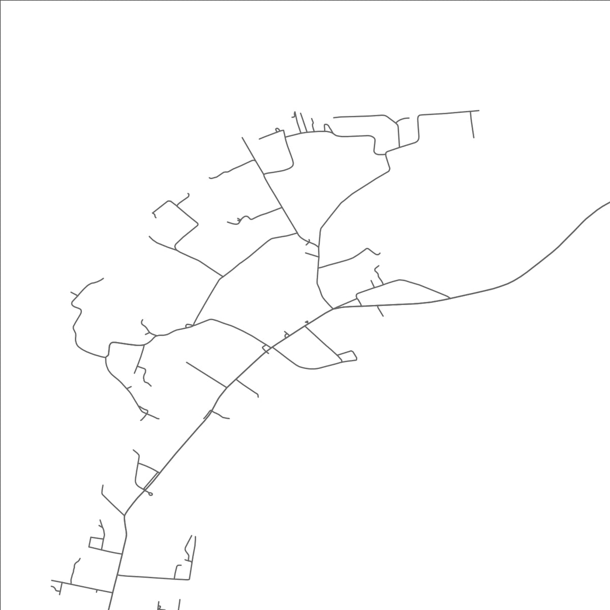 ROAD MAP OF CHANCE, MARYLAND BY MAPBAKES
