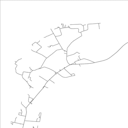 ROAD MAP OF CHANCE, MARYLAND BY MAPBAKES