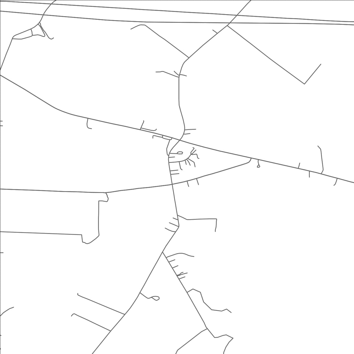 ROAD MAP OF CHARLTON, MARYLAND BY MAPBAKES