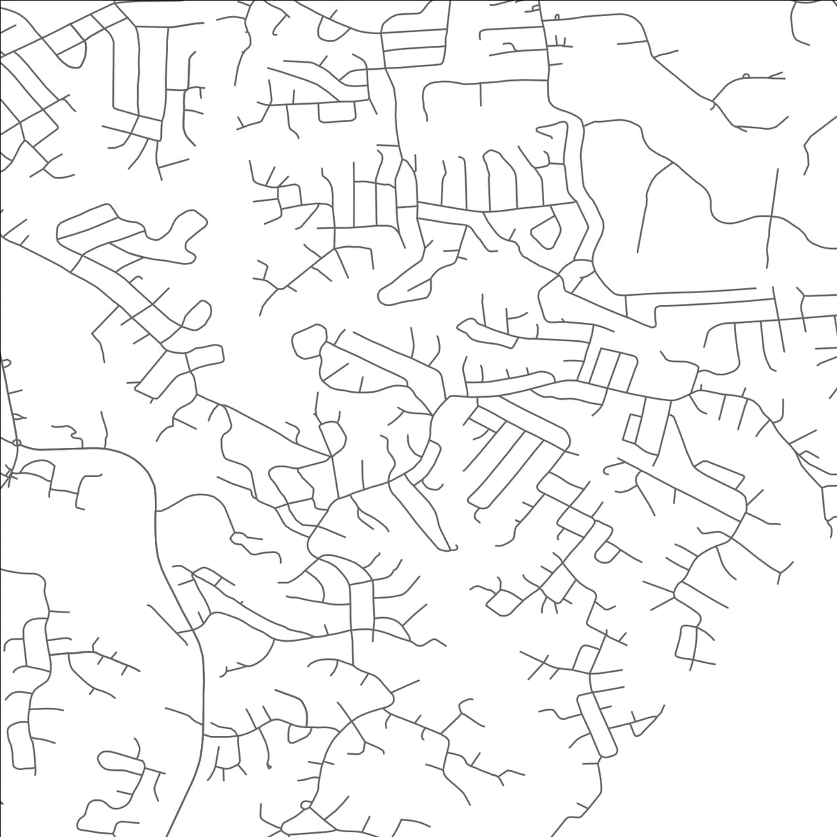 ROAD MAP OF CHESAPEAKE RANCH ESTATES, MARYLAND BY MAPBAKES