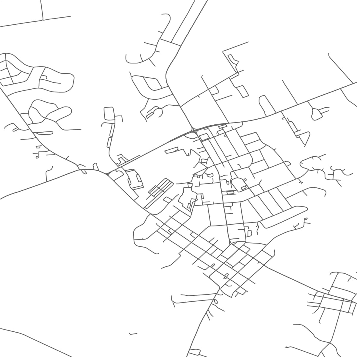ROAD MAP OF CHESTERTOWN, MARYLAND BY MAPBAKES