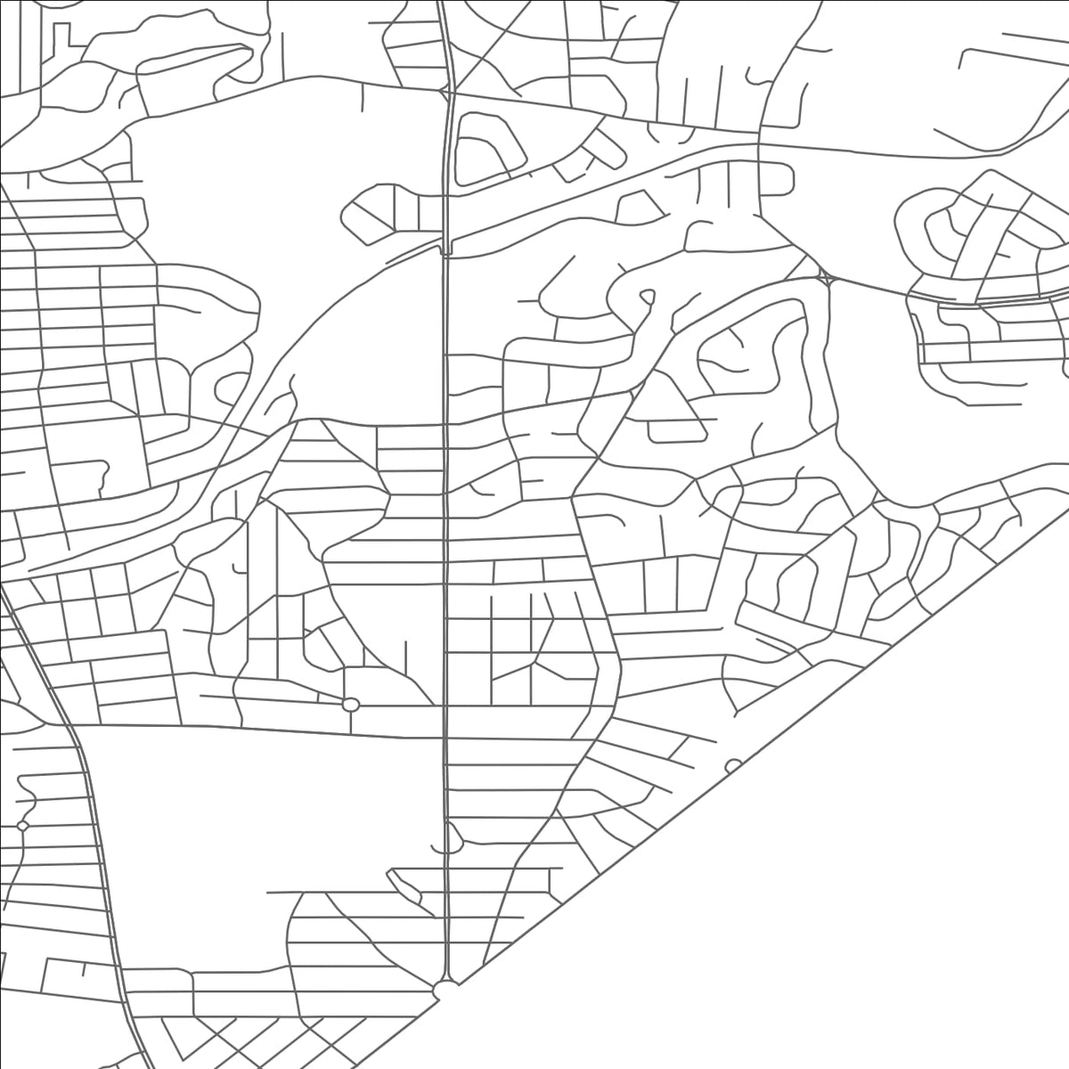 ROAD MAP OF CHEVY CHASE SECTION FIVE, MARYLAND BY MAPBAKES