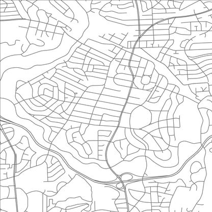 ROAD MAP OF CHEVY CHASE VIEW, MARYLAND BY MAPBAKES