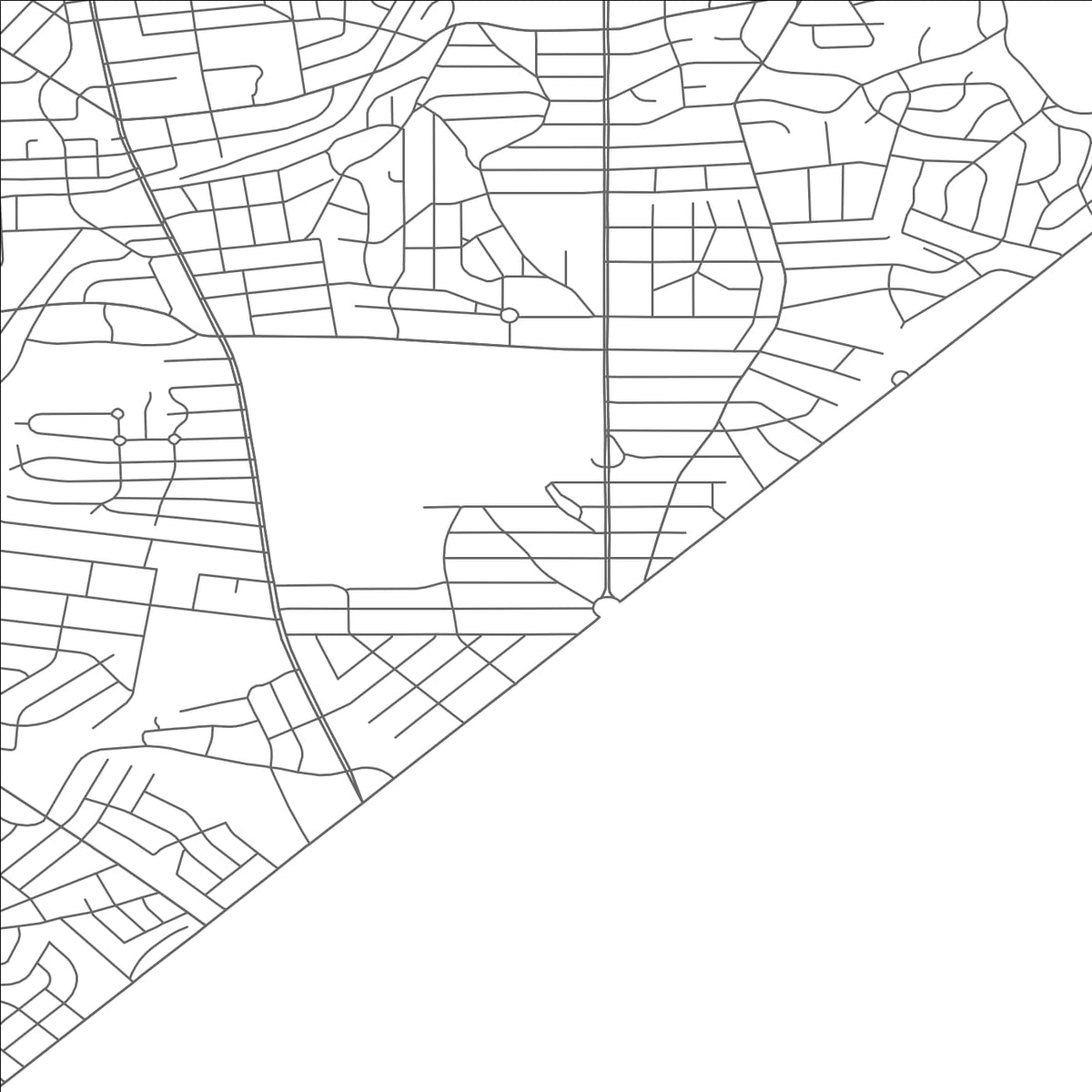 ROAD MAP OF CHEVY CHASE VILLAGE, MARYLAND BY MAPBAKES