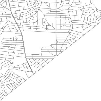 ROAD MAP OF CHEVY CHASE VILLAGE, MARYLAND BY MAPBAKES