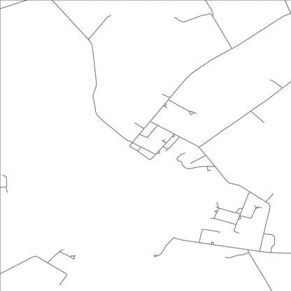 ROAD MAP OF CHOPTANK, MARYLAND BY MAPBAKES