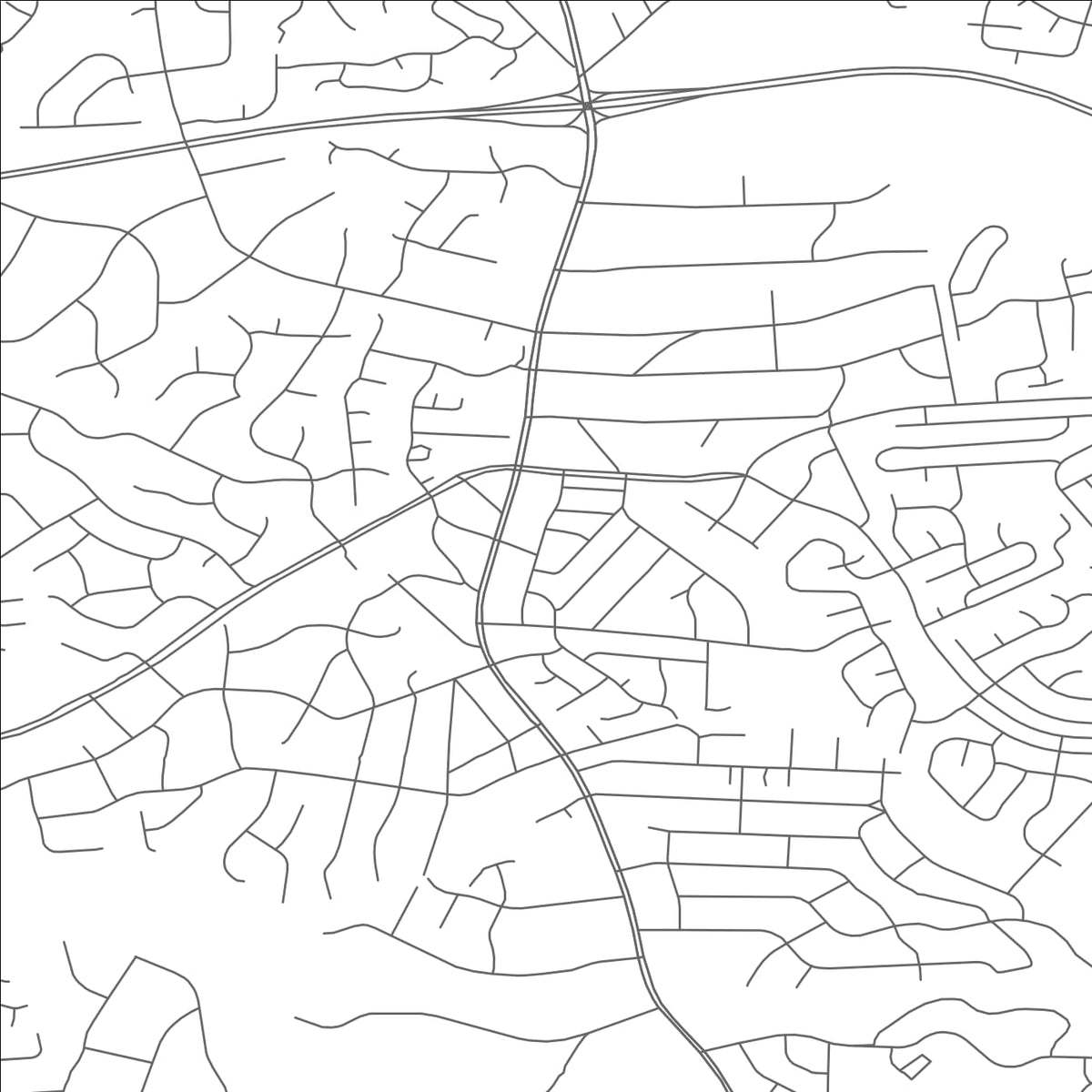 ROAD MAP OF COLESVILLE, MARYLAND BY MAPBAKES